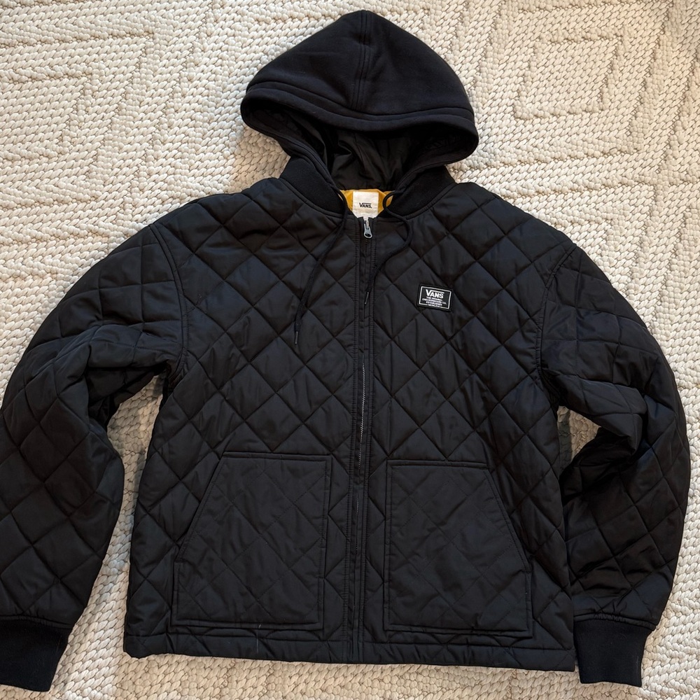 Men’s Vans Black Quilted Puffer Jacket